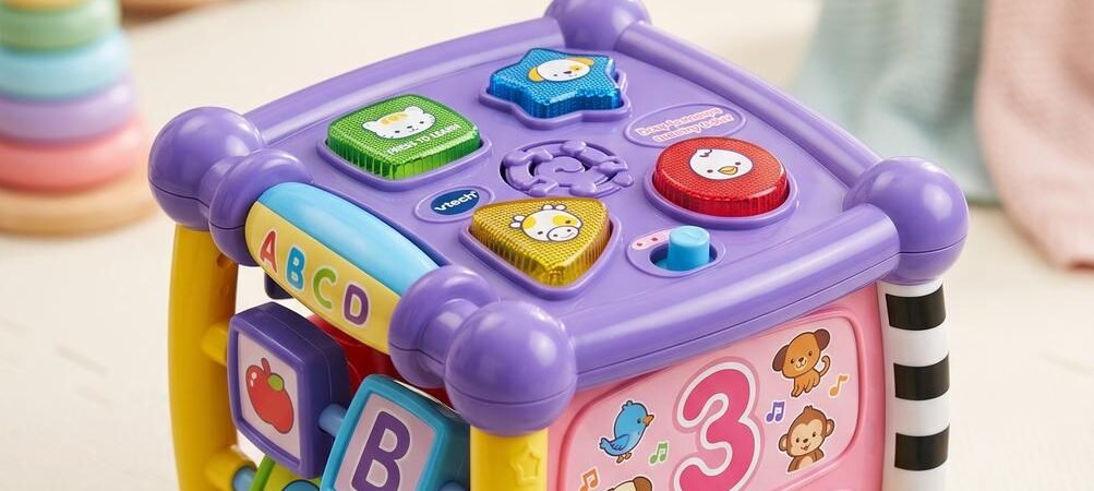 VTech Busy Learners Activity Cube for Toddlers 6 Months to 3 Years