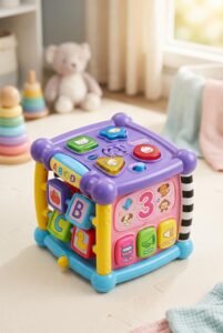 VTech Busy Learners Activity Cube for Toddlers 6 Months to 3 Years