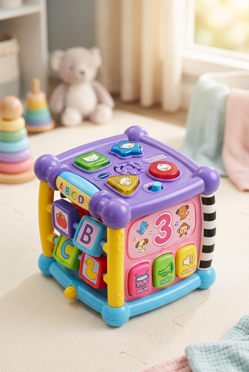 VTech Busy Learners Activity Cube for Toddlers 6 Months to 3 Years