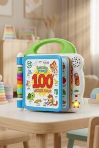LeapFrog Learning Friends 100 Words Book Bilingual Baby Toy for 18 Month Olds
