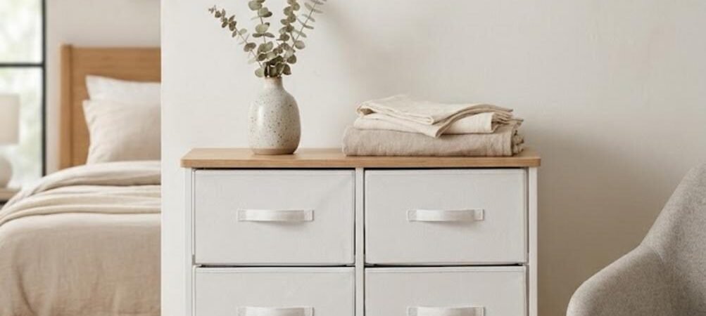8 Drawer Dresser for Small Spaces with Sturdy Steel Frame